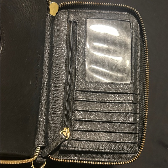 Michael Kors Charcoal Zip-Around Wallet - Picture 10 of 13